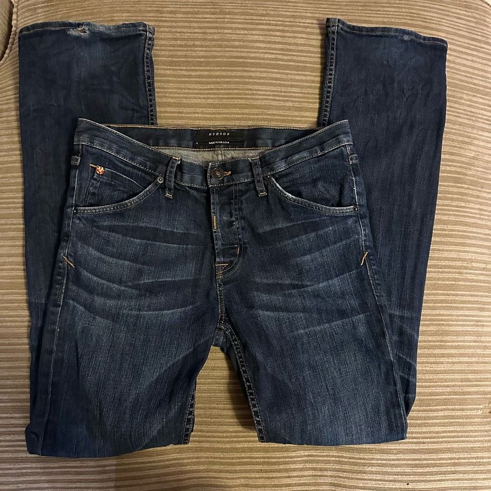 Hudson Jeans Men's Bootcut in Dark Blue